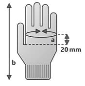Glove dimensions